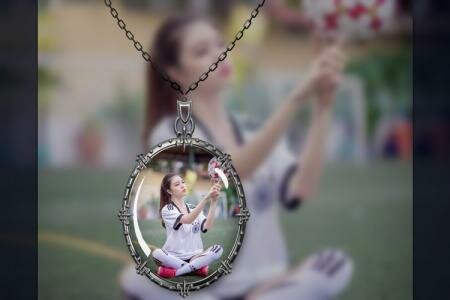 Ghép ảnh dây chuyền 7 cạnh loại 2