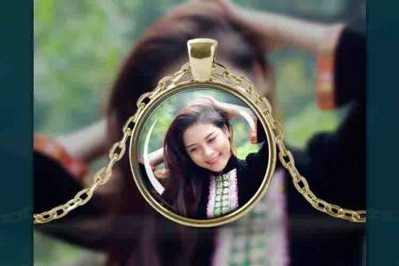 Ghép ảnh mặt dây chuyền vòng chuỗi