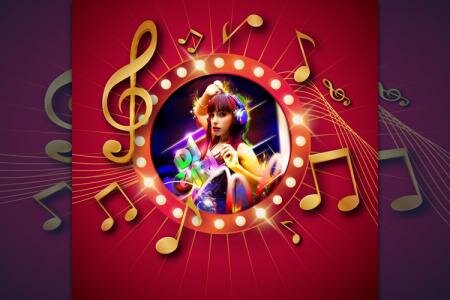 Khung ảnh music đẹp