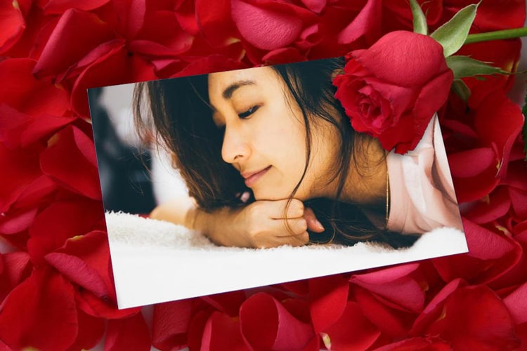 Ghép khung ảnh hoa hồng lãng mạn